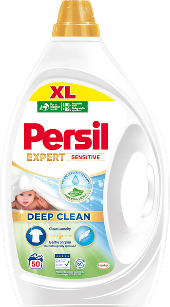 Гель для стирки детской одежды Persil Expert Sensitive Deep Clean 3.6л (80 стирок) - изображение 2
