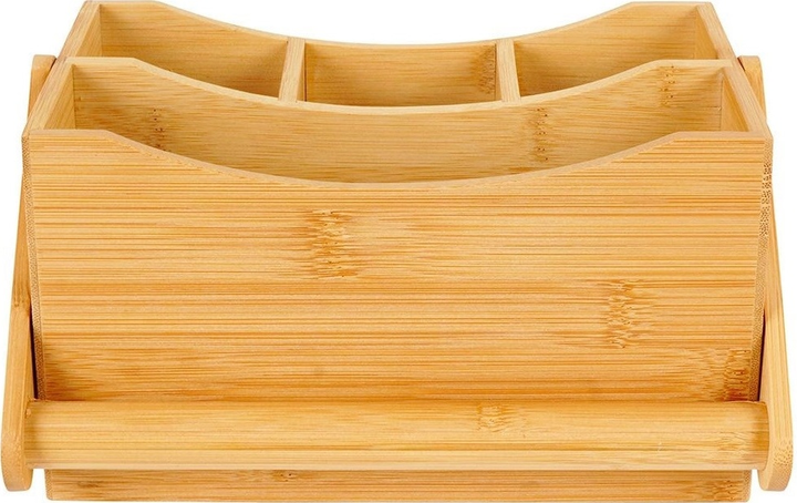 Stojak na sztućce Vilde drewniany 22 x 14 x 23.5 cm (5904316448400) - obraz 3