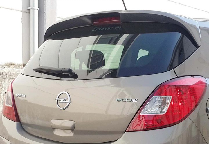 Спойлер DPT (Черный Глянец) для Opel Corsa D 2007-2014 гг - изображение 2