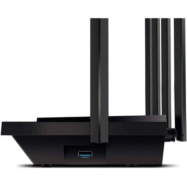 Двухдиапазонный Wi-Fi 6 маршрутизатор 5400 Мбит/с, 3xLAN 1x2.5GE WAN/LAN, USB 3.0, 6 антенн, черный - изображение 2
