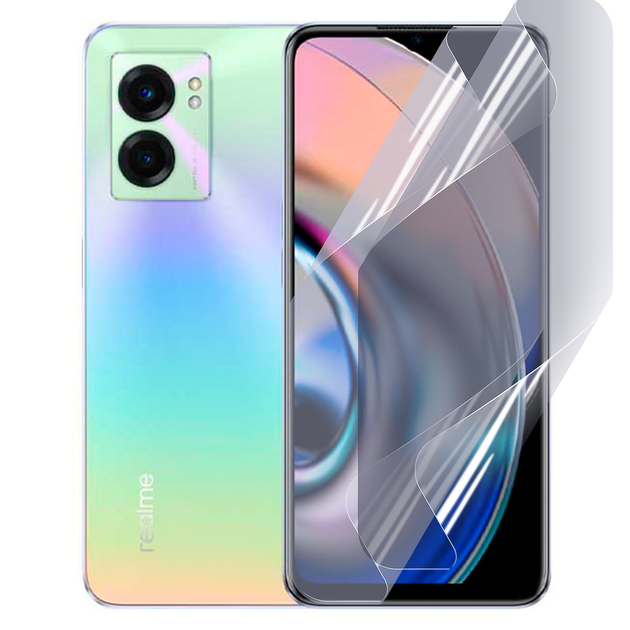 Антишпион приватная плёнка гидрогелевая для смартфона Realme V23 5G противоударная прозрачная - Фото 1 Антишпион приватная плёнка гидрогелевая для смартфона Realme V23 5G противоударная прозрачная - изображение 1