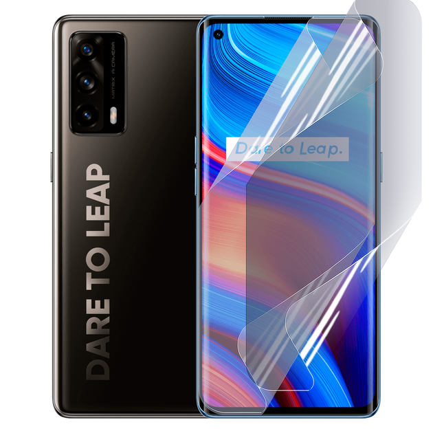 Антишпион приватная плёнка гидрогелевая для смартфона Realme X7 Pro Extreme Edition противоударная прозрачная - Фото 1 Антишпион приватная плёнка гидрогелевая для смартфона Realme X7 Pro Extreme Edition противоударная прозрачная - изображение 1
