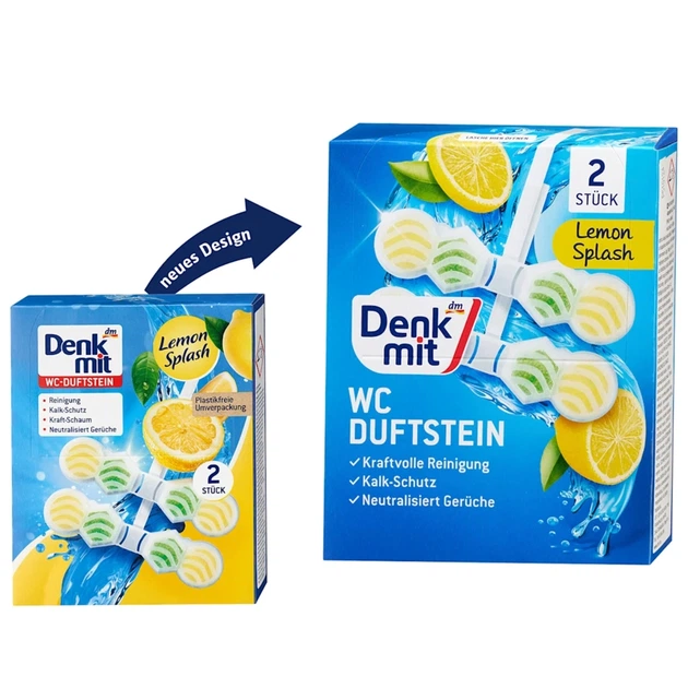 Подвесной блок для унитаза Denkmit WC Lemon Splash, 2 шт - изображение 5