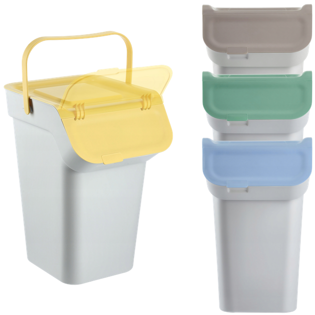 Набір контейнерів для сміття Kadax 25 л х 4 шт (5903699492840) - зображення 4