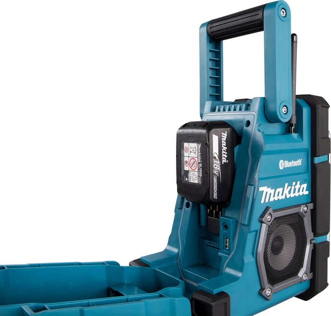 Odbiornik radiowy Makita DMR300 z ładowarką (0088381899512) - obraz 16