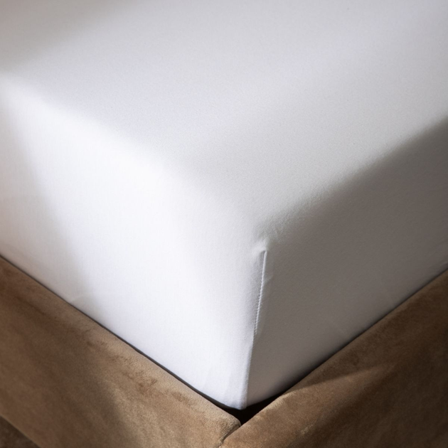 Простирадло Homla Pelly Premium джерсі Біле 160 x 200 см (5906496715570) - зображення 5