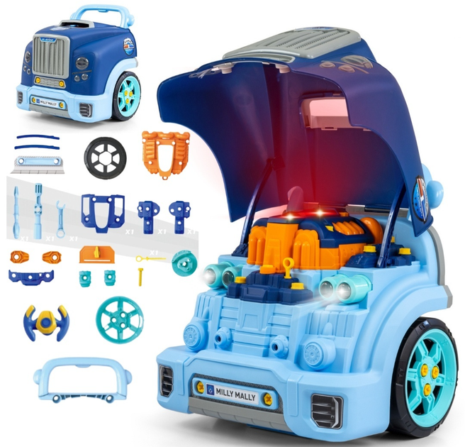 Іграшка Milly Mally N-gine Двигун для розкручування Spin-On Blue (5907090700573) - зображення 1