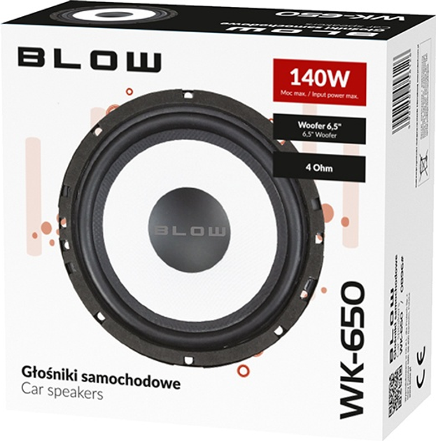 Głośnik samochodowy Blow WK650 6.5" (5900804056126) - obraz 3