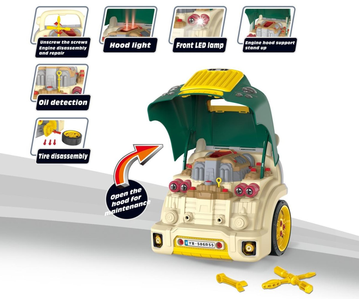 Іграшка Milly Mally N-gine Двигун для розкручування Spin-On Green (5907090700580) - зображення 11