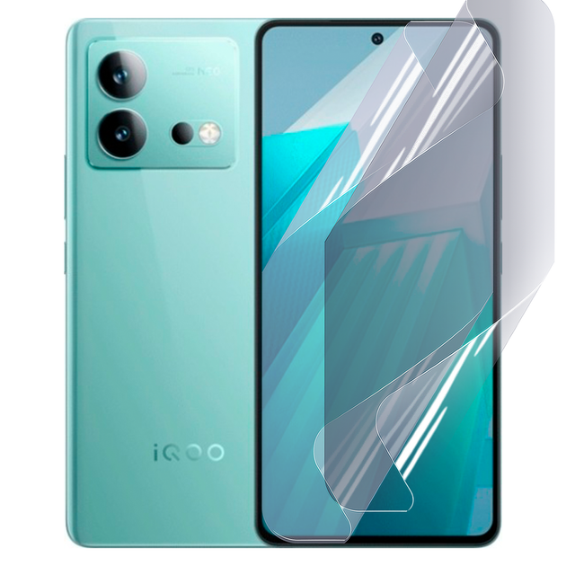 Антишпион приватная плёнка гидрогелевая для смартфона Vivo iQOO Neo 8 противоударная прозрачная - Фото 1 Антишпион приватная плёнка гидрогелевая для смартфона Vivo iQOO Neo 8 противоударная прозрачная - изображение 1