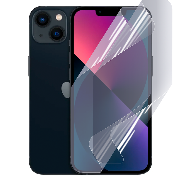 Антишпион приватная плёнка гидрогелевая для смартфона Apple iPhone 13 противоударная прозрачная - Фото 1 Антишпион приватная плёнка гидрогелевая для смартфона Apple iPhone 13 противоударная прозрачная - изображение 1