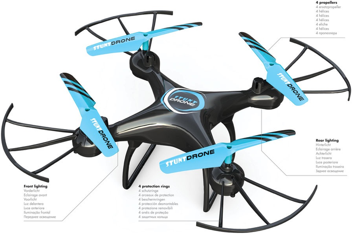 Dron Silverlit FLYBOTIC Stunt (4891813848417) - obraz 5