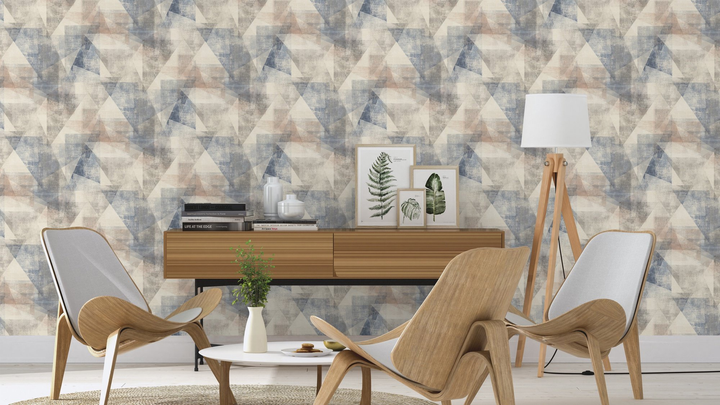 Шпалери Rasch Linares 617955 Білі/сині/сірі (4000441617955) - зображення 3