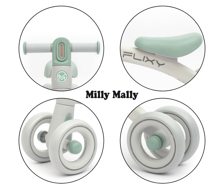 Rowerek biegowy Milly Mally Flixy mint (6423) (5907090700511) - obraz 12