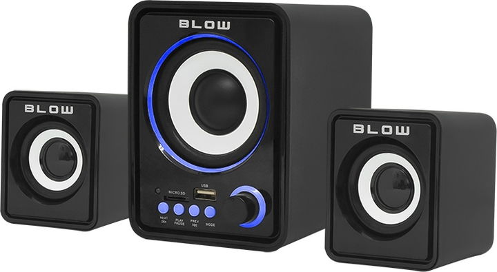 Zestaw głośników Blow MS-26 Black (66-377#) - obraz 1