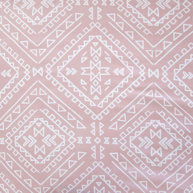 Komplet pościeli Homla Ethnic Summer Lille Poszewka na pościel 220 x 200 cm + 2 poszewki na poduszki 70 x 80 cm z mikrofibry we wzory Różowy (5904183843391) - obraz 2