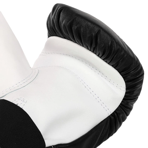 Снарядные перчатки тренировочные кожаные Boxer 2014 Black размер L - изображение 4