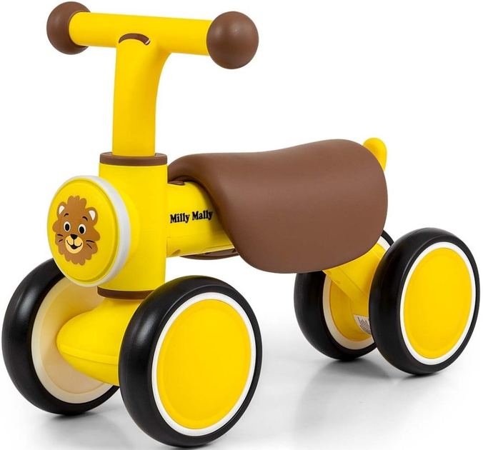 Rowerek biegowy Milly Mally York Yellow (5907090700689) - obraz 3