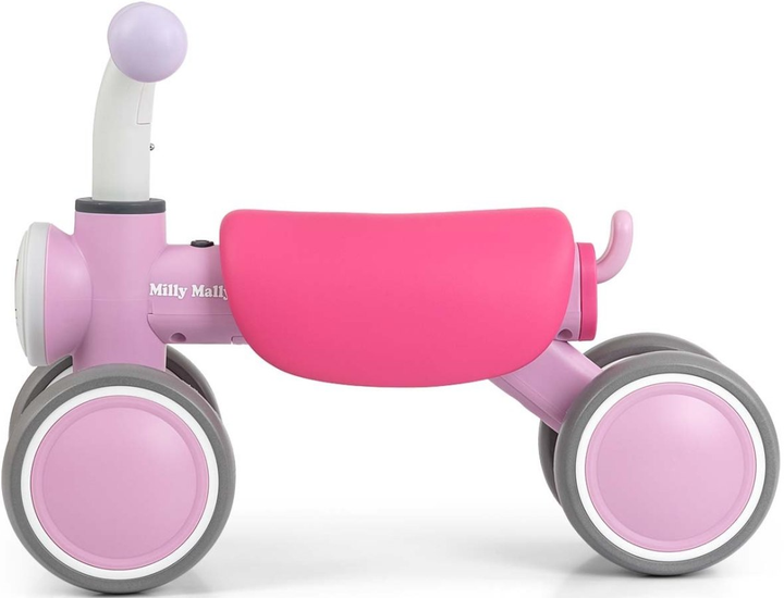 Rowerek biegowy Milly Mally York Pink (5907090700702) - obraz 2
