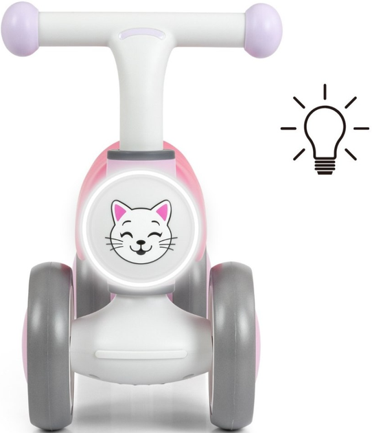 Rowerek biegowy Milly Mally York Pink (5907090700702) - obraz 5