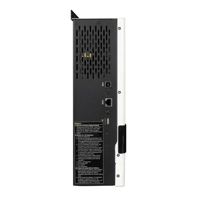 Гибридный инвертор MUST PV18-3224VPM, 3200 Вт, 24 В, MPPT 60 А, чистая синусоида - Фото 2 Гибридный инвертор MUST PV18-3224VPM, 3200 Вт, 24 В, MPPT 60 А, чистая синусоида - изображение 2