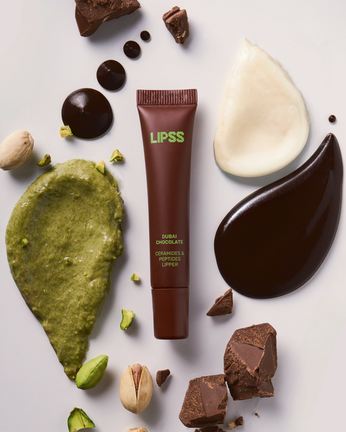 Блиск-ліппер для губ Lipss Lipper - Dubai Chocolate Дубайський шоколад, 8 мл - зображення 4