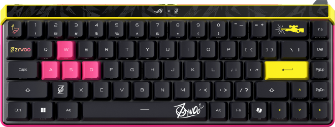 oulovページ Клавиатура проводная ASUS ROG Falchion Ace ZywOo Edition ROG HFX