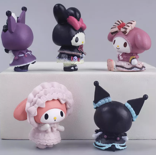 Набор игровых фигурок Куроми Мелоди Onegai My Melody из 5 штук (SVS) - Фото 3 Набор игровых фигурок Куроми Мелоди Onegai My Melody из 5 штук (SVS) - изображение 3