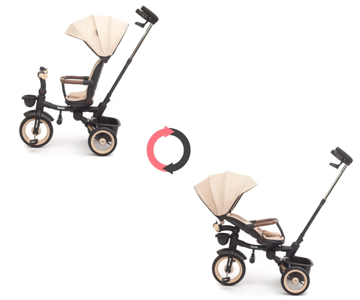 Rowerek trójkołowy Milly Mally Twinkle Beige 6425 (5907090700535) - obraz 9