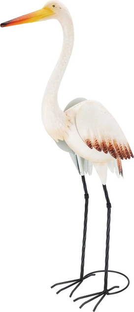 Figurka ogrodowa Progarden metalowy żuraw 87 cm (95234) - obraz 1