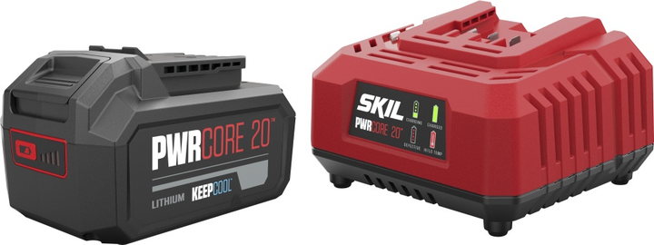 Зарядний комплект Skil 3131AA зарядний пристрій + акумулятор Li-Ion 20V Max 4 Ah KEEPCOOL (8719643006271) - зображення 1