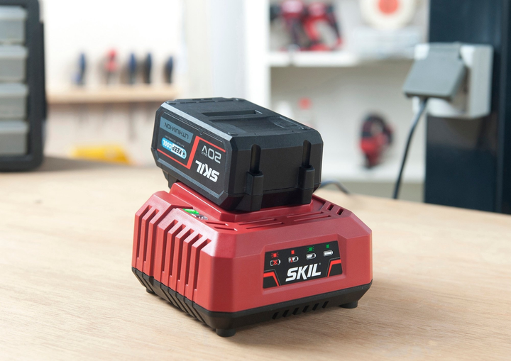 Зарядний комплект Skil 3131AA зарядний пристрій + акумулятор Li-Ion 20V Max 4 Ah KEEPCOOL (8719643006271) - зображення 2
