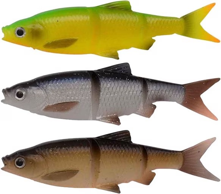 Набір м’яких приманок Savage Gear 3D LB Roach Swim n Jerk 7.5 см 4 г Dirty Roach (5706301574367) - зображення 1