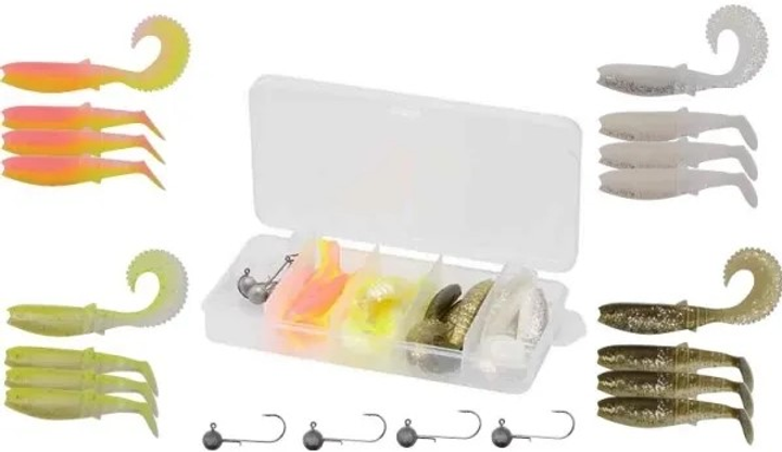 Набір м’яких приманок Savage Gear Cannibal Box M 20 шт (SAV-57615) - зображення 1