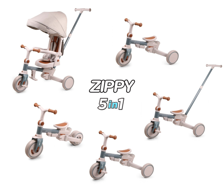 Rowerek trójkołowy Milly Mally Zippy Niebieski 6379 (5907090700436) - obraz 11