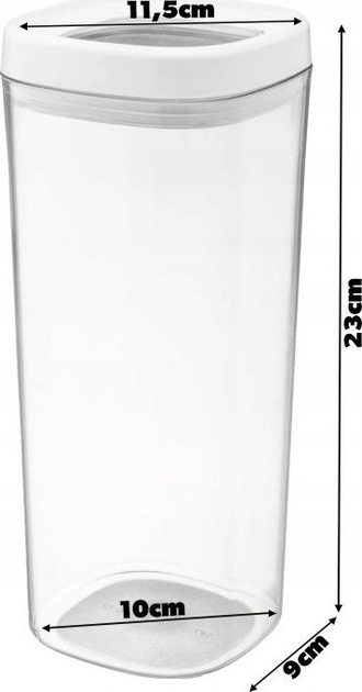 Zestaw pojemnikow Kadax Duna 1.8 l 2 szt (5903699472675) - obraz 3