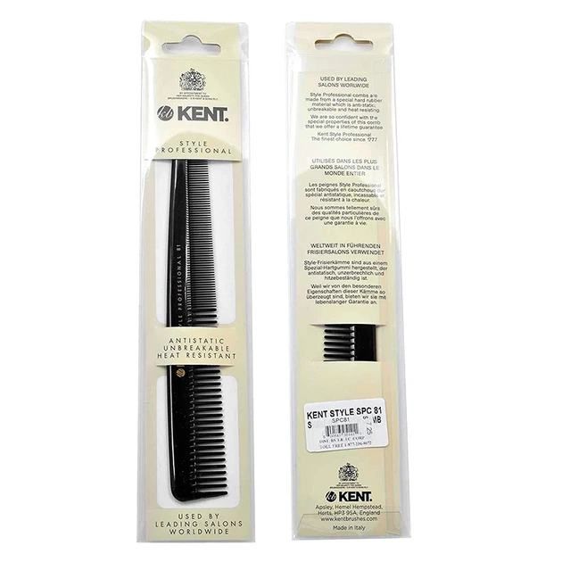 Гребінь Kent Professional 81 Cutting Comb 184 MM - изображение 3