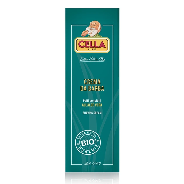 Крем Для Гоління Cella Bio Aloe Vera 150 мл - Фото 2 Крем Для Гоління Cella Bio Aloe Vera 150 мл - зображення 2