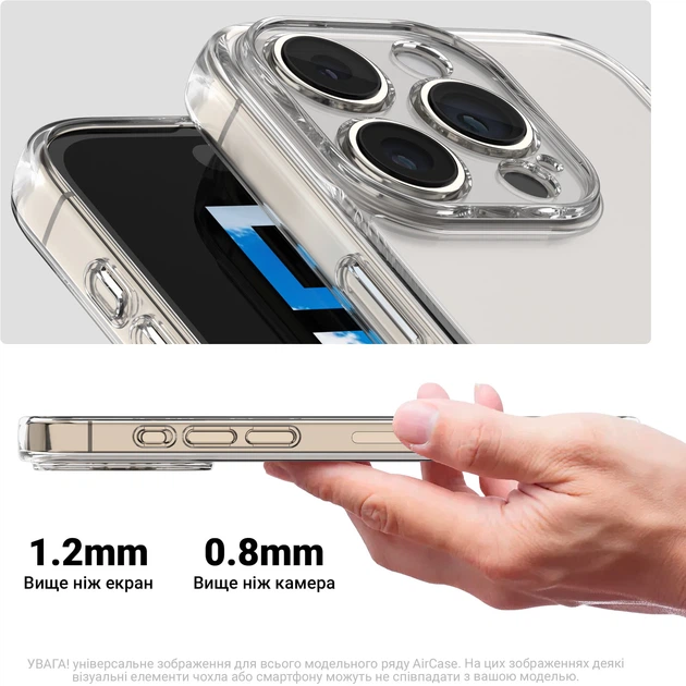 Чохол для смартфона Motorola Moto G86 5G ArmorStandart Air Clear Camera cover (ARM86593) - Фото 3 Чохол для смартфона Motorola Moto G86 5G ArmorStandart Air Clear Camera cover (ARM86593) - зображення 3
