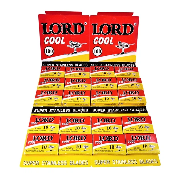 Леза Lord Cool Super Stainless Blades 200 шт - Фото 1 Леза Lord Cool Super Stainless Blades 200 шт - изображение 1