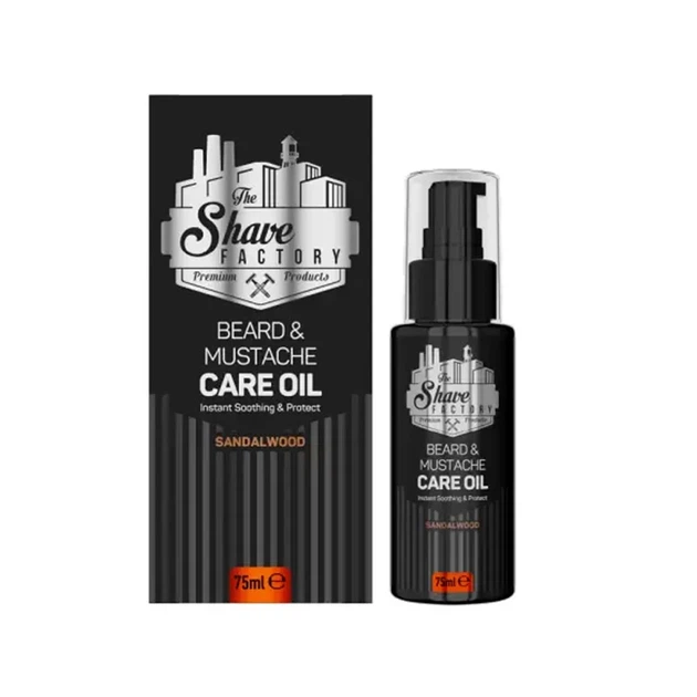 Олія для бороди The Shave Factory Beard & Moustache Care Oil Sandalwood 75 мл - Фото 1 Олія для бороди The Shave Factory Beard & Moustache Care Oil Sandalwood 75 мл - зображення 1