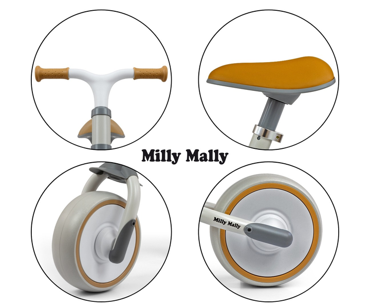 Rowerek biegowy Milly Mally Skippy biały (6377) (5907090700412) - obraz 9