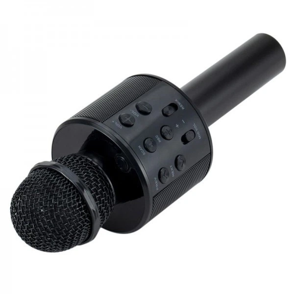 Микрофон караоке беспроводной с колонкой Bluetooth USB WSTER WS-858, Беспроводной Bluetooth Караоке-микрофон - Фото 3 Микрофон караоке беспроводной с колонкой Bluetooth USB WSTER WS-858, Беспроводной Bluetooth Караоке-микрофон - изображение 3