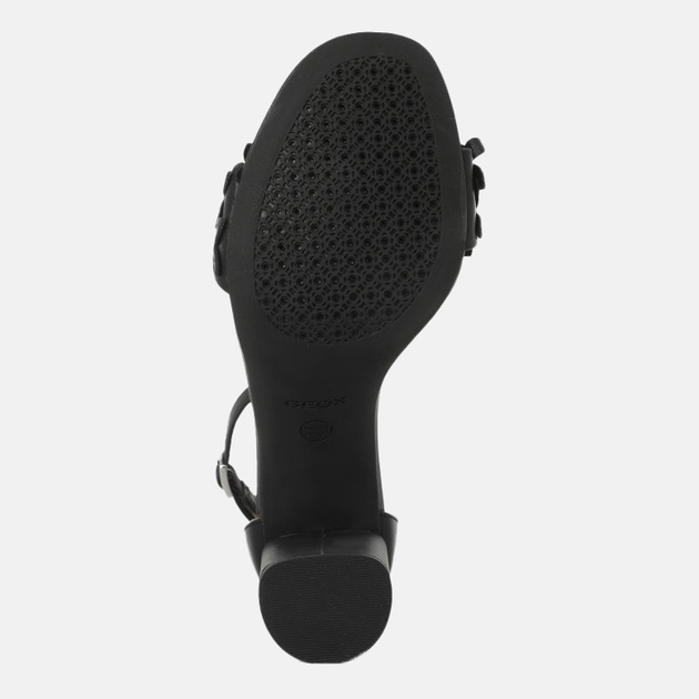 Sandały damskie na obcasie Geox D25NBD000TU-C9999 38.5 Czarne - obraz 4
