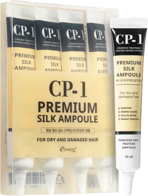 Serum do włosów Esthetic House Cp-1 Premium Silk Ampoule do włosów zniszczonych 4 x 20 ml (8809450010605) - obraz 1
