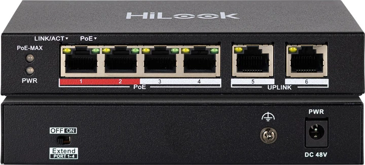 Switch Hikvision HiLook SW-06-POE (SW-06-POE) - obraz 2
