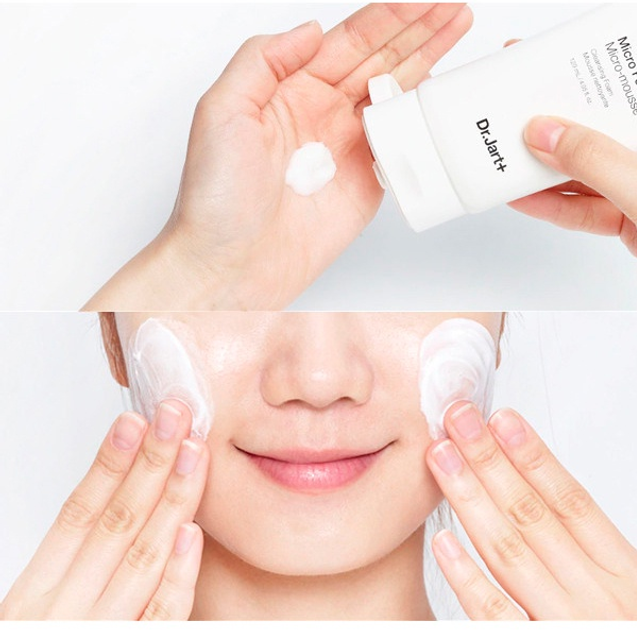 Pianka do mycia twarzy Dr.Jart+ Dermaclear Micro pH nawilżająca 120 ml (8809933611657) - obraz 4