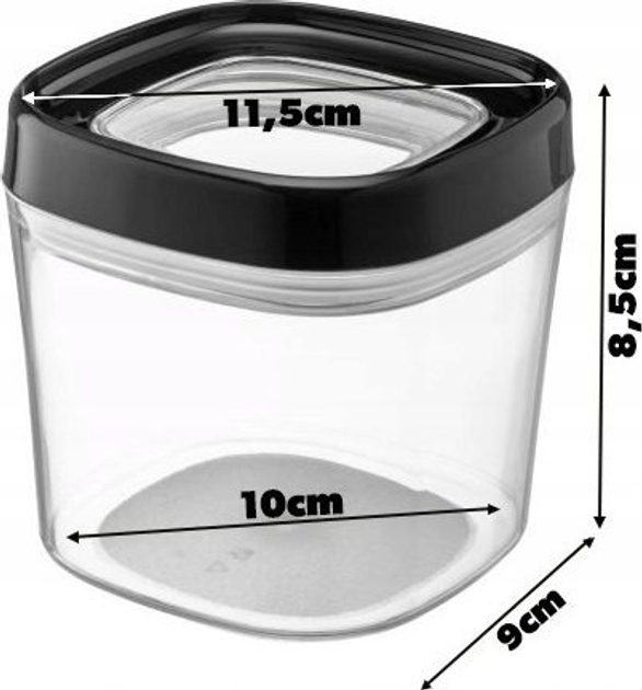Zestaw pojemnikow Kadax Duna 60 ml 1 l 1.8 l 3 szt (5903699472699) - obraz 3