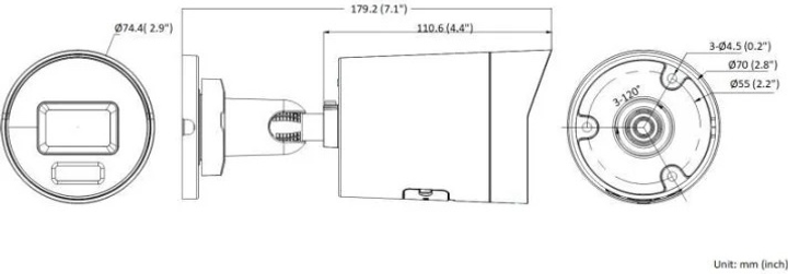 IP-камера Hikvision DS-2CD2086G2H-IU 4mm EF PL - зображення 2