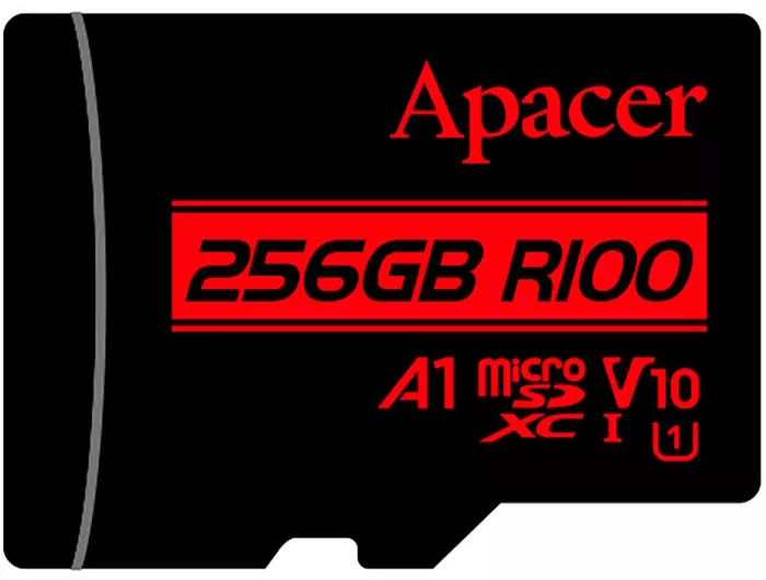 Карта памяти Apacer 256GB microSDXC class 10 UHS-I V10 A1 (AP256GMCSX10UB-R) 316467 - Фото 2 Карта памяти Apacer 256GB microSDXC class 10 UHS-I V10 A1 (AP256GMCSX10UB-R) 316467 - изображение 2